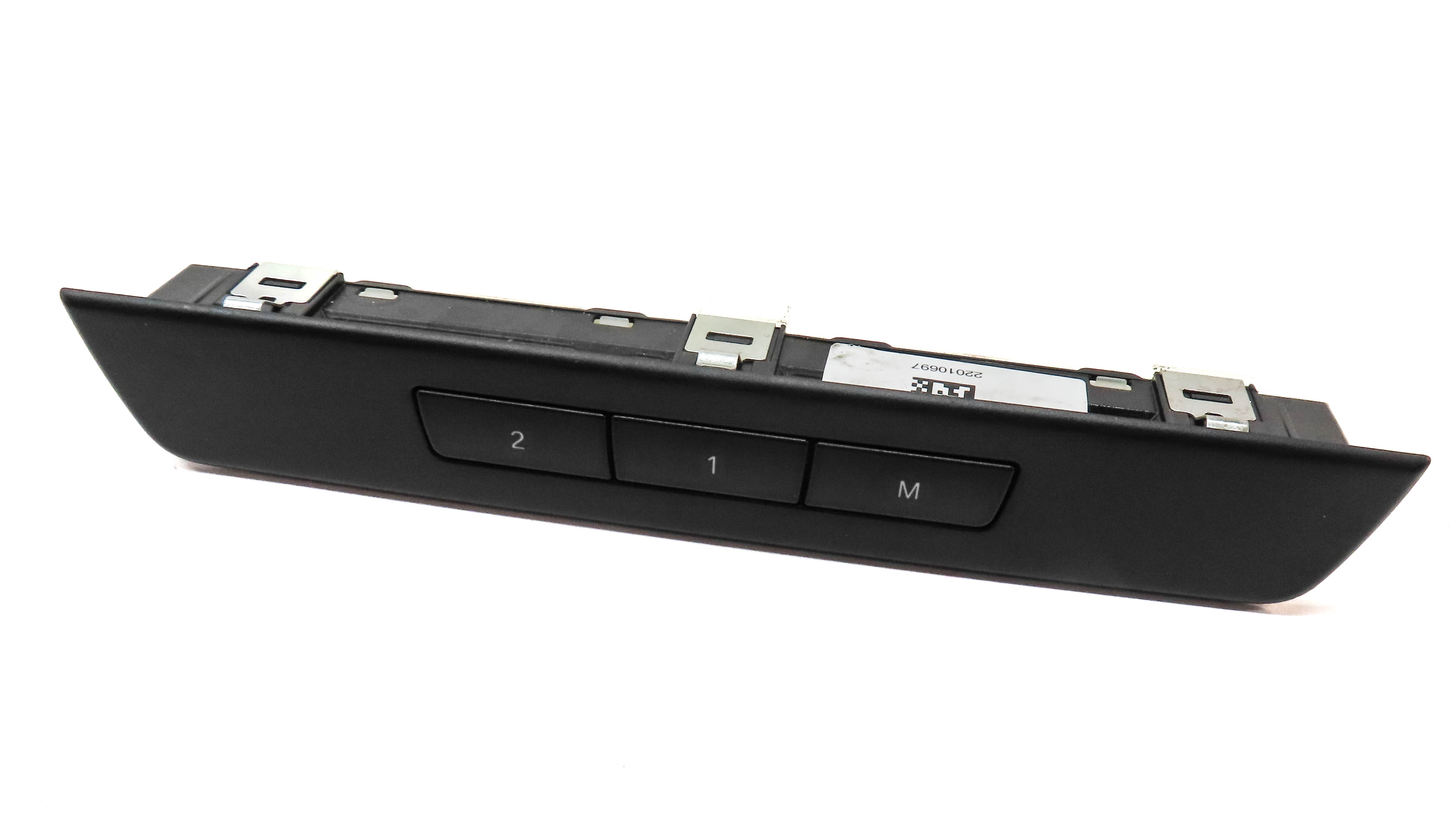 2013 BMW 750LI F01 FRONT RIGHT PASSENGER SEAT MEMORY SWITCH BUTTON PANEL (BLACK) — exact item pictured